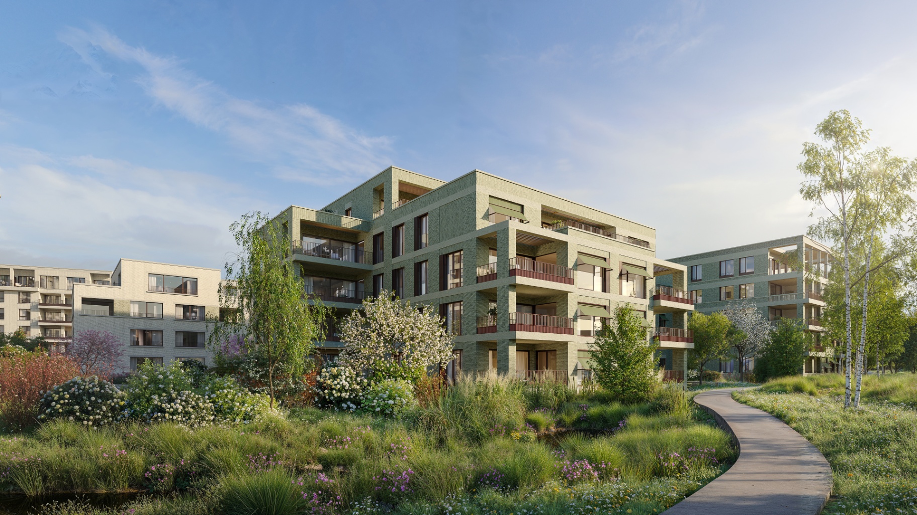Residentie Nieuwedijk — tuinaanleg